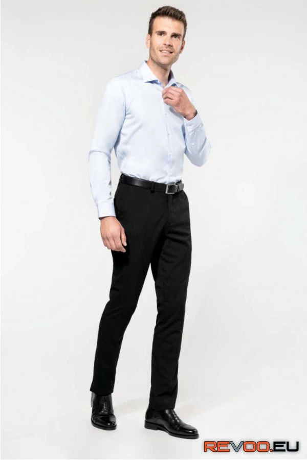 Férfi hosszú ujjú szövet ing Kariban Premium PK506 9.