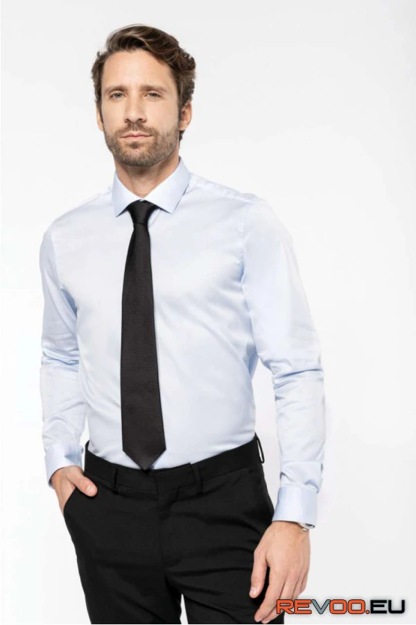 Férfi hosszú ujjú szövet ing Kariban Premium PK506 1.