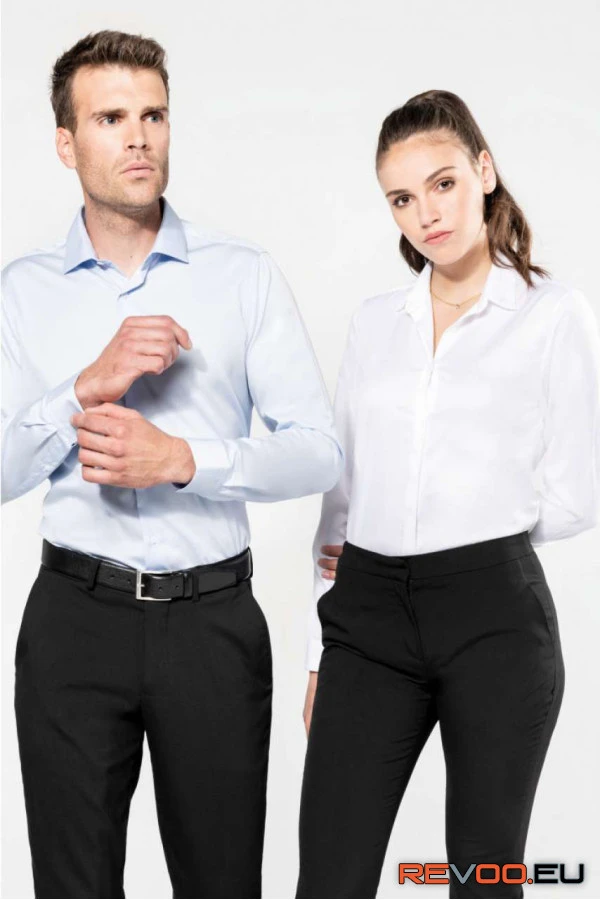 Női hosszú ujjú szövet ing Kariban Premium PK507 9.