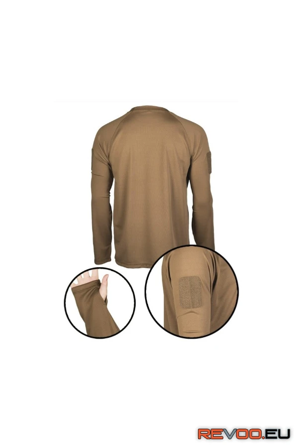 Quick Dry taktikai póló, coyote   Mil-Tec POL02184-2189 2.