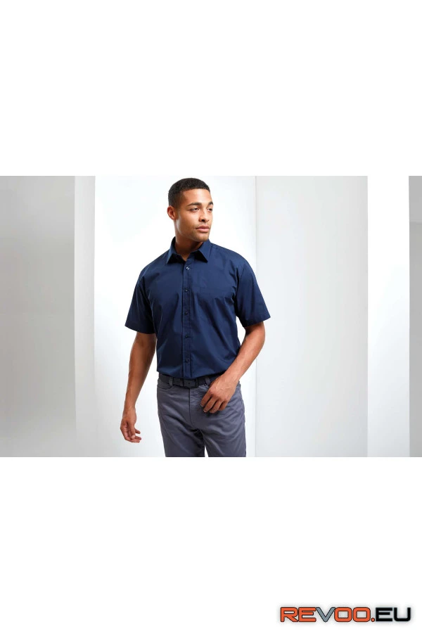 Rövid ujjú poplin ing Premier PR202 4.