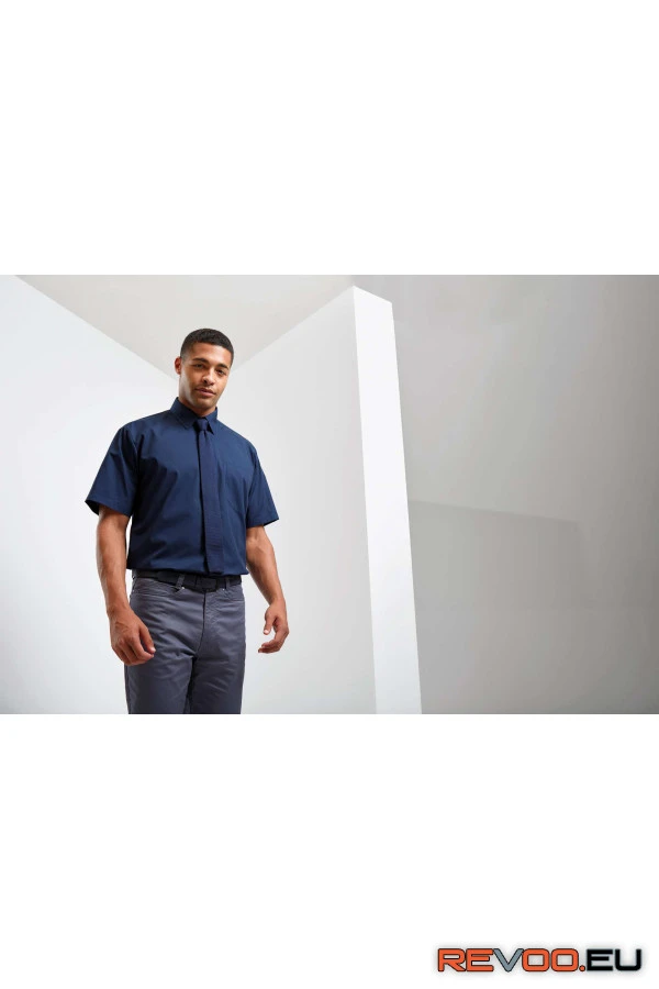 Rövid ujjú poplin ing Premier PR202 5.