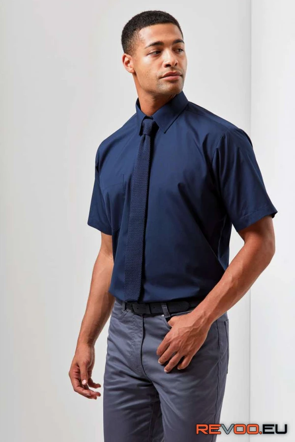 Rövid ujjú poplin ing Premier PR202 1.