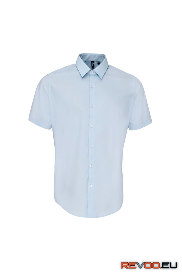 Poplin Supreme rövid ujjú férfi ing Premier PR209 1.