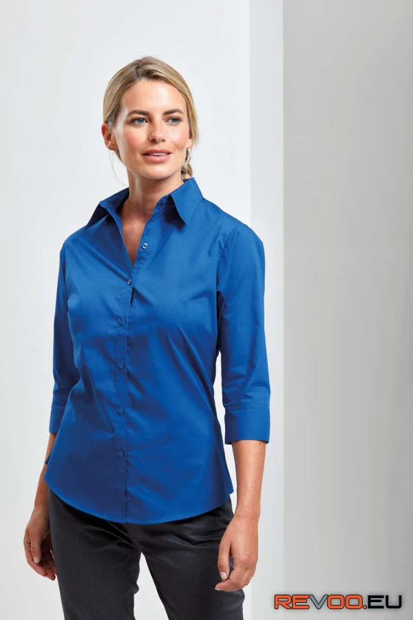 3/4-es ujjú poplin blúz Premier PR305 1.