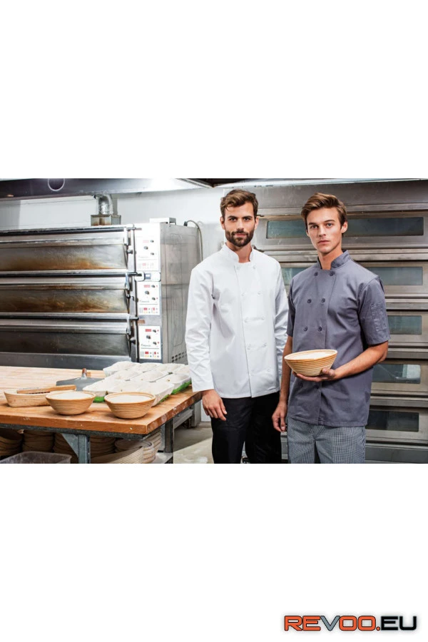 Rövid ujjú szakácskabát Premier PR656 7.