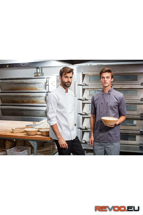 Rövid ujjú szakácskabát Premier PR656 9.