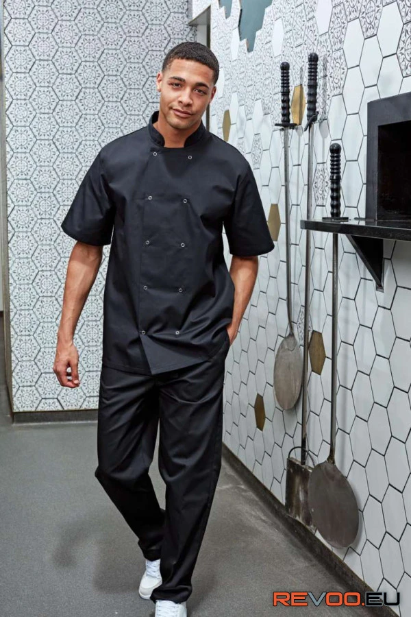 Rövid ujjú szakácskabát Premier PR664 1.