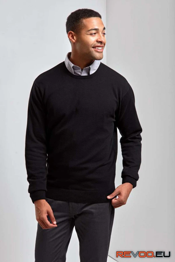 Férfi bő nyakú pulóver   Premier PR692 1.