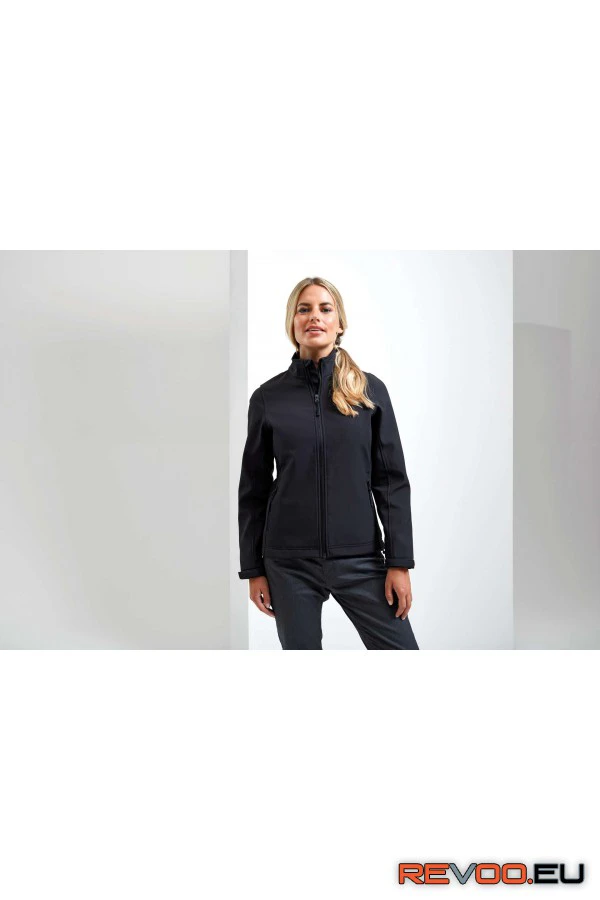 Női szélálló nyomtatható és újrahasznosított softshell kabát Premier PR812 2.