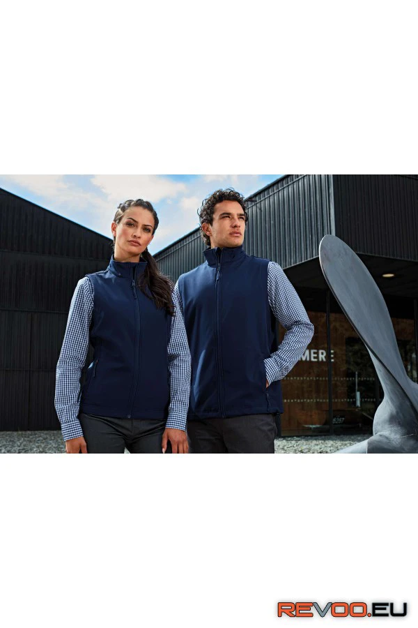 Női szélálló nyomtatható és újrahasznosított softshell mellény   Premier PR816 4.