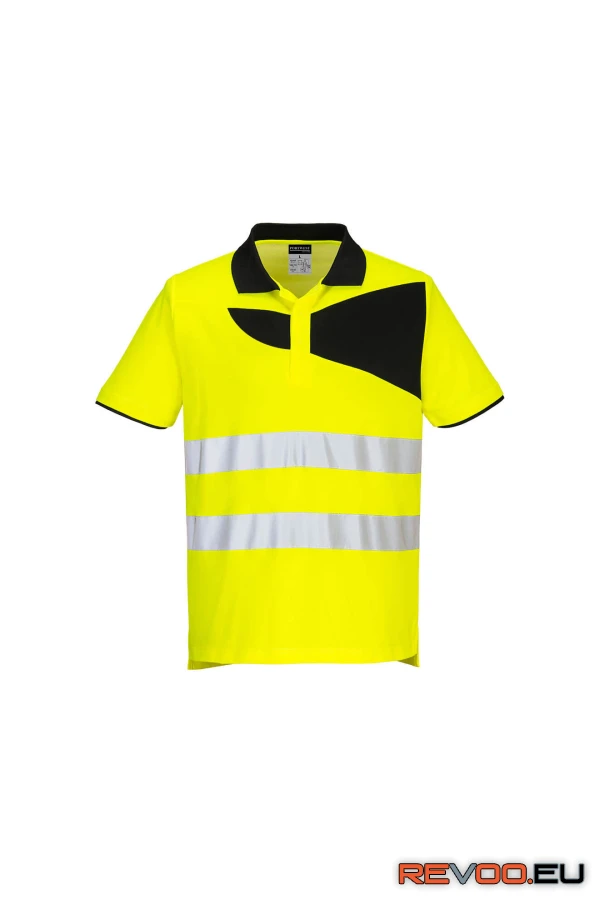 PW2 Hi-Vis galléros póló   Portwest PW212 3.