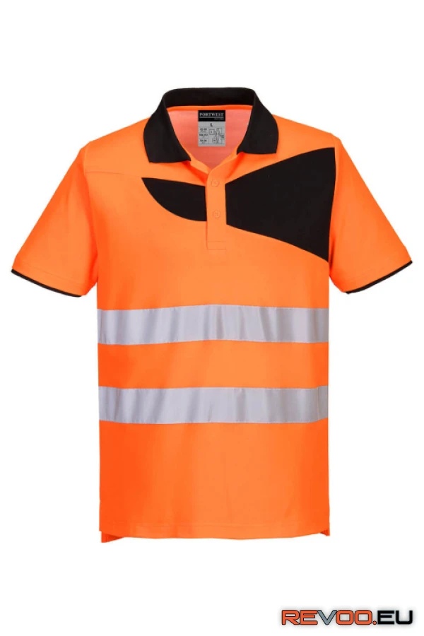 PW2 Hi-Vis galléros póló   Portwest PW212 1.