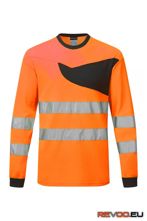 PW2 Hi-Vis hosszú ujjú póló   Portwest PW221 1.