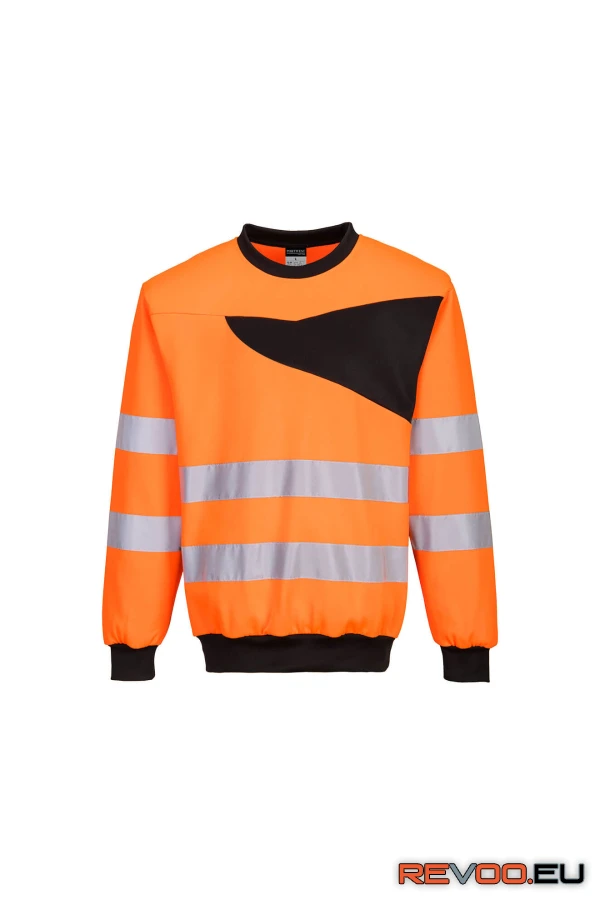 PW2 terített nyakú láthatósági pulóver   Portwest PW277 2.