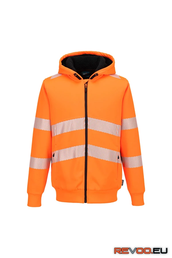 Hi-Vis cipzáras téli kapucnis pulcsi Portwest PW321 2.