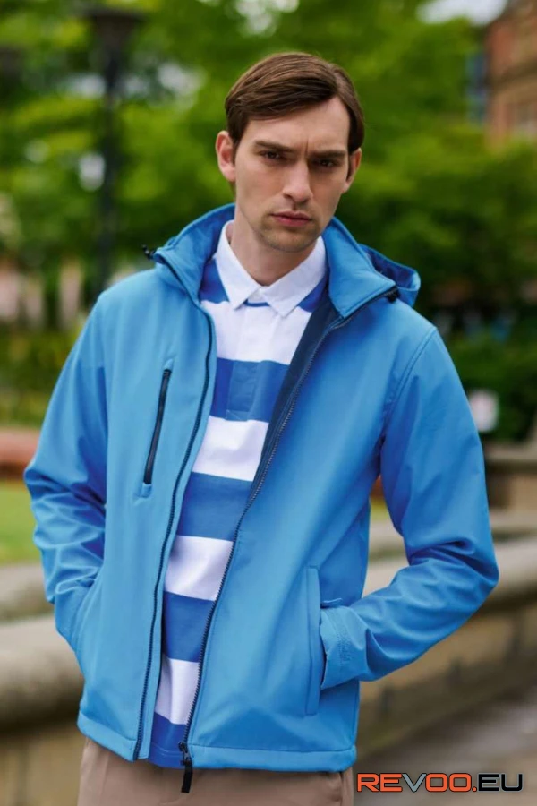 Venturer kapucnis feliratozható softshell dzseki Regatta RETRA701 1.