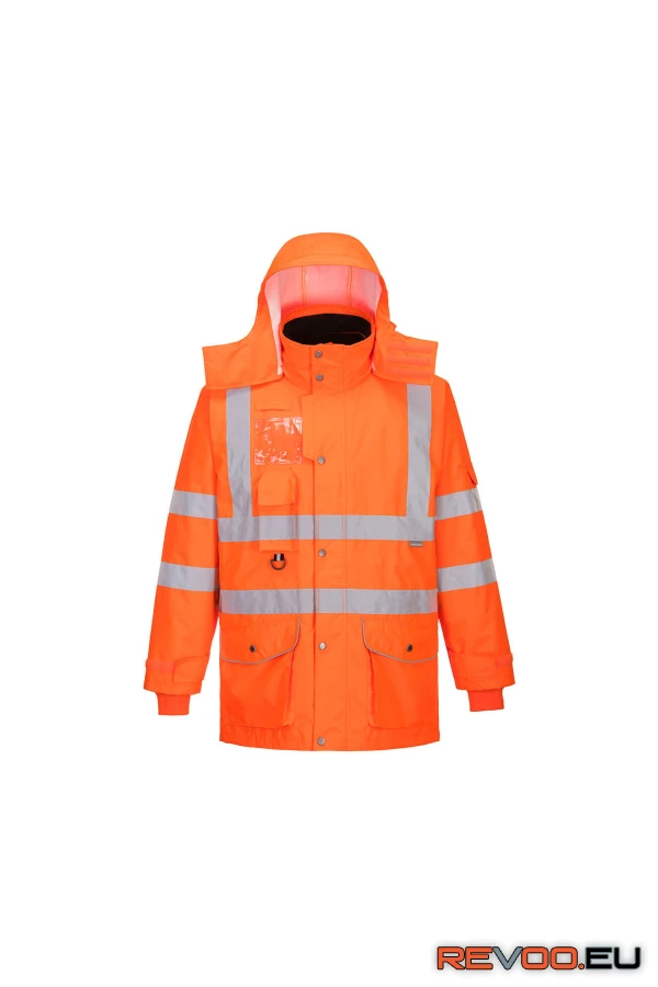 Hi-Vis Traffic 7 az 1-ben kabát RIS   Portwest RT27 2.