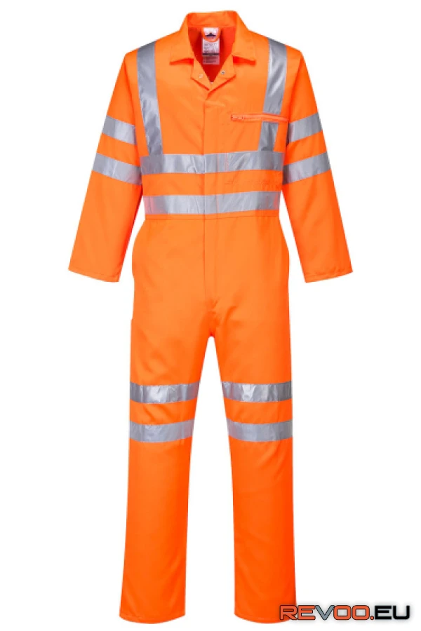 Hi-Vis Poly-cotton overall RIS   Portwest RT42 1.