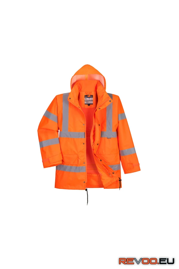 Hi-Vis lélegző Traffic kabát (Interaktív)   Portwest RT63 2.