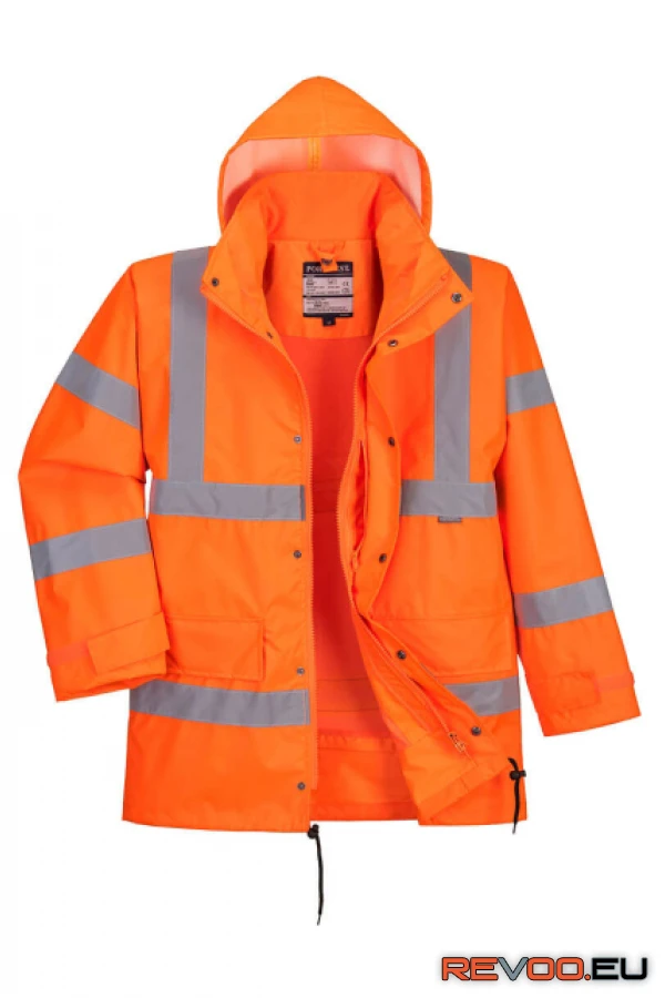 Hi-Vis lélegző Traffic kabát (Interaktív)   Portwest RT63 1.