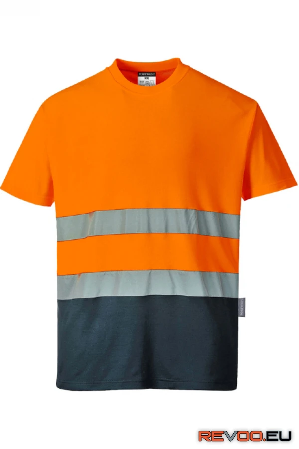 Kéttónusú Cotton Comfort póló Portwest S173 1.