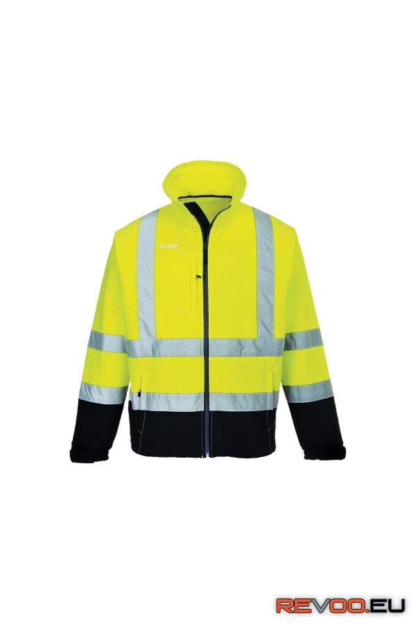Láthatósági kontraszt softshell dzseki   Portwest S425 3.
