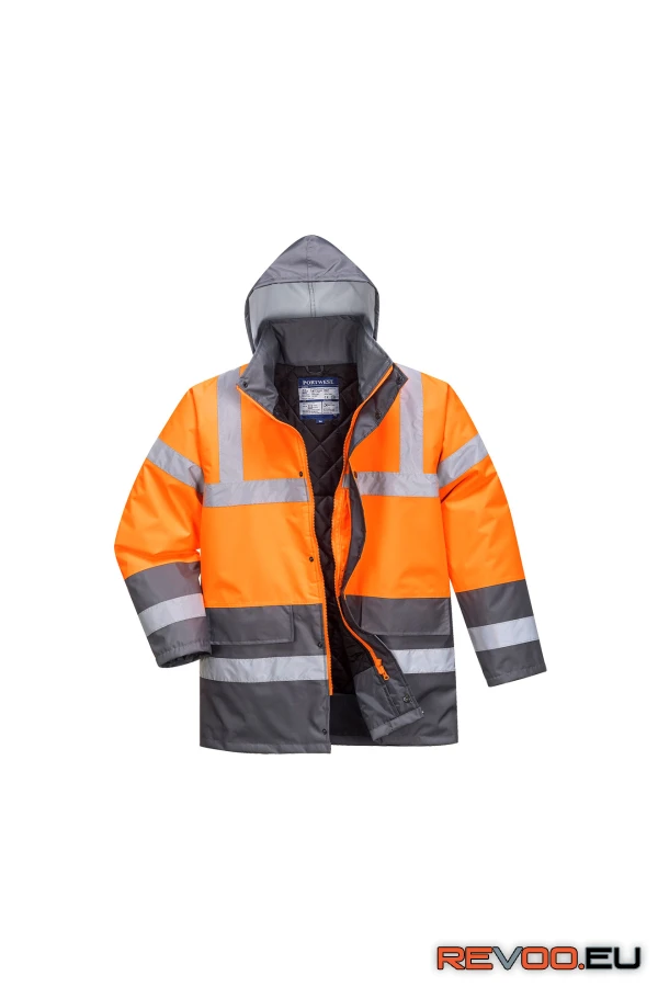 Hi-Vis Kéttónusú Traffic kabát   Portwest S467 3.