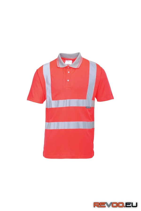 Jól láthatósági rövid ujjú galléros póló Portwest S477 2.