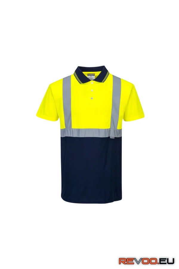 Kéttónusú galléros póló   Portwest S479 4.