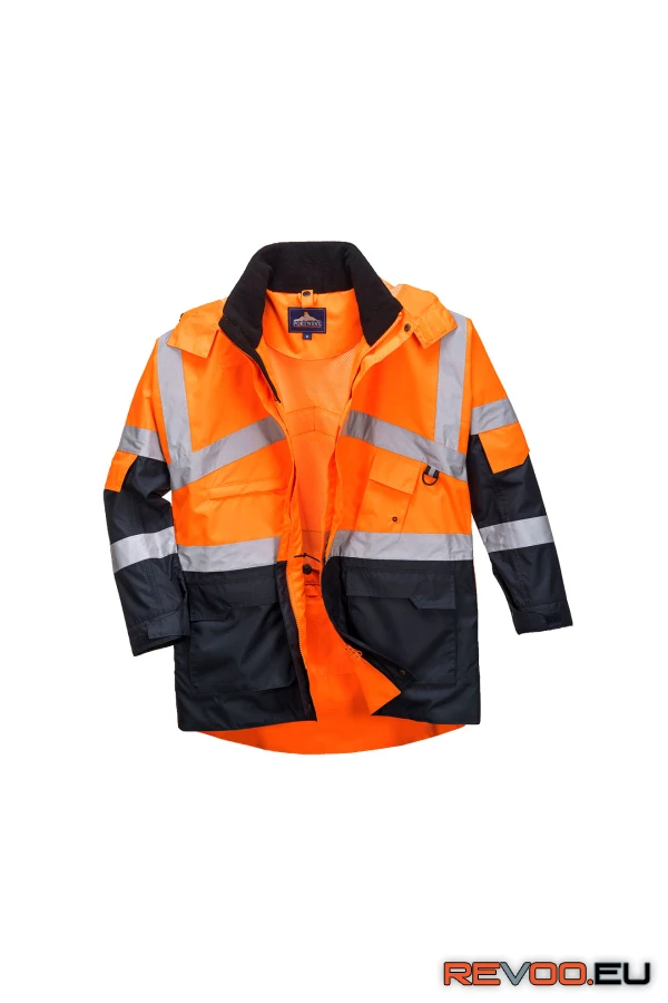 Hi-Vis kéttónusú lélegző kabát   Portwest S760 2.