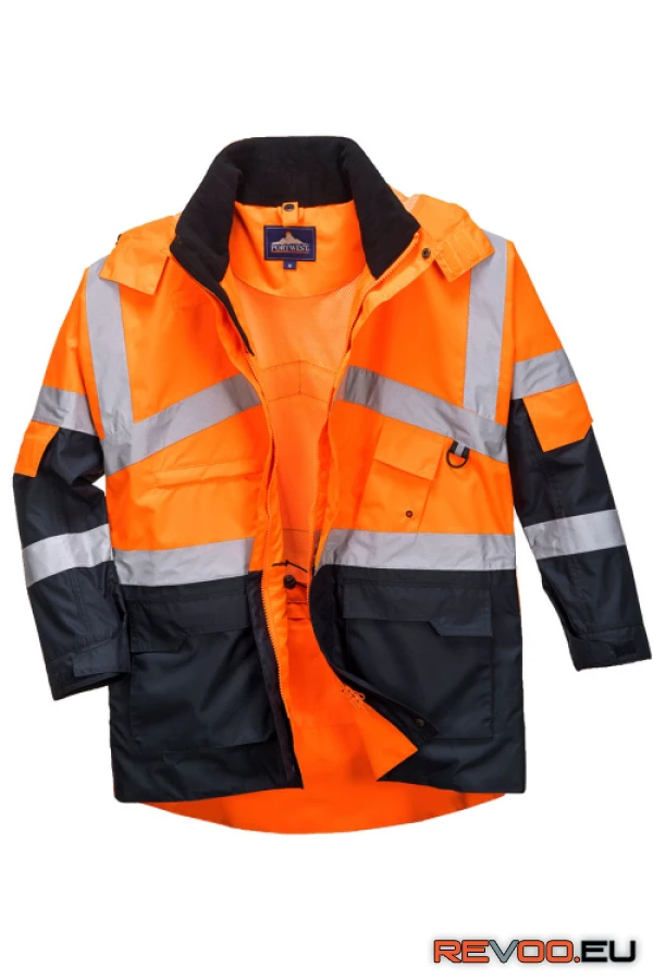 Hi-Vis kéttónusú lélegző kabát   Portwest S760 1.