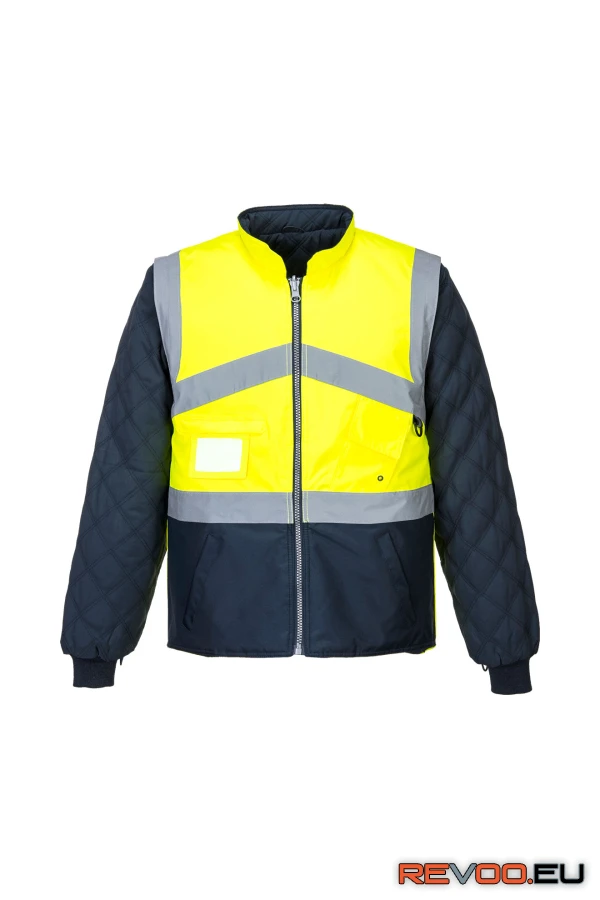 Hi-Vis kéttónusú kifordítható kabát   Portwest S769 3.