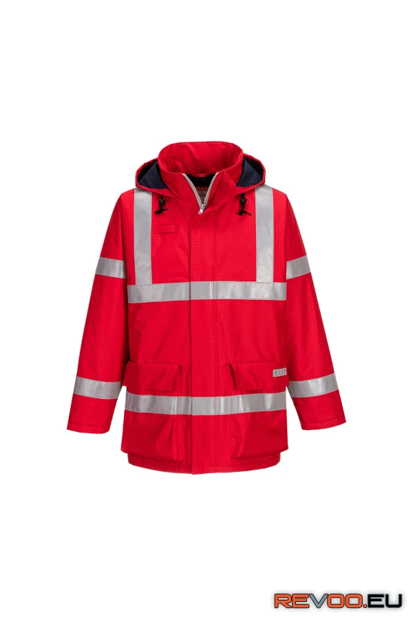 Bizflame antisztatikus lángálló esőkabát   Portwest S785 4.