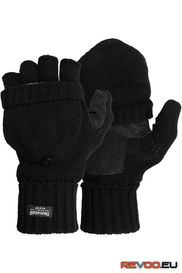 Bélelt, bőrtenyeres lövészkesztyű   M-Tramp SAP00514-515 1.