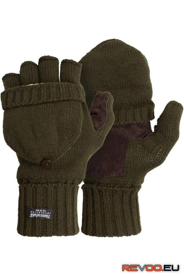 Bélelt, bőrtenyeres lövészkesztyű  M-Tramp SAP00517-518 1.