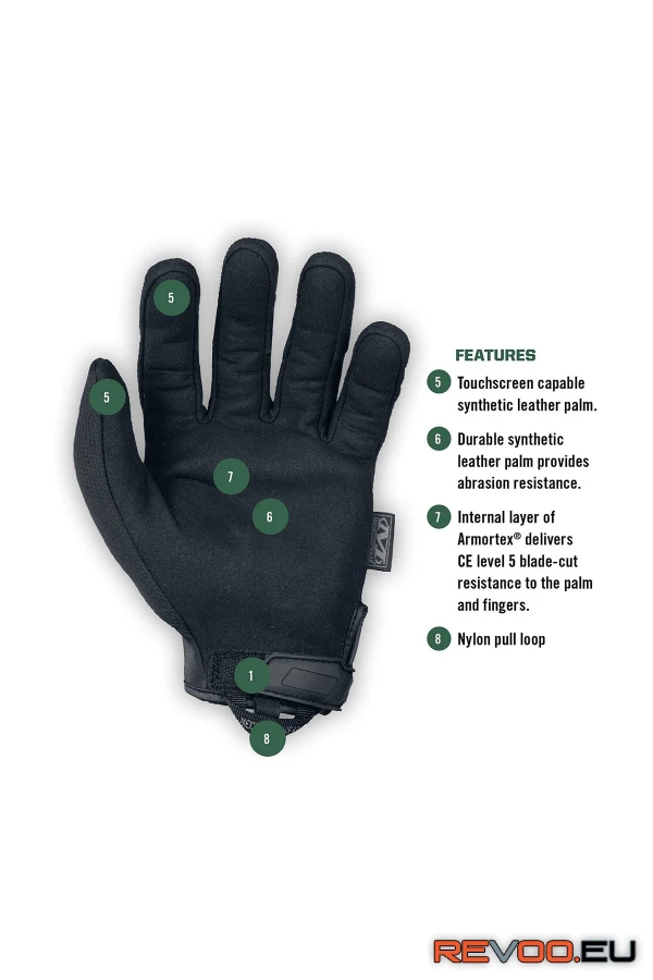 Pursuit D5 kesztyű TSCR-55   Mechanix SAP02284-2288 9.