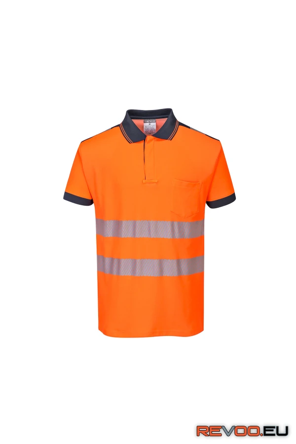 PW3 Hi-Vis galléros póló   Portwest T180 3.