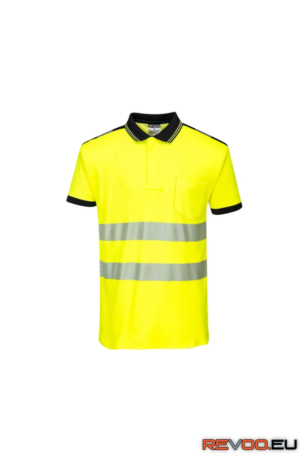 PW3 Hi-Vis galléros póló   Portwest T180 4.