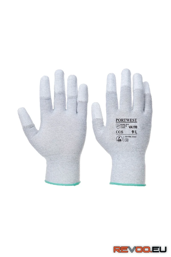 Vending ESD ujjvég bevont kesztyű automatába tehető   Portwest VA198 2.