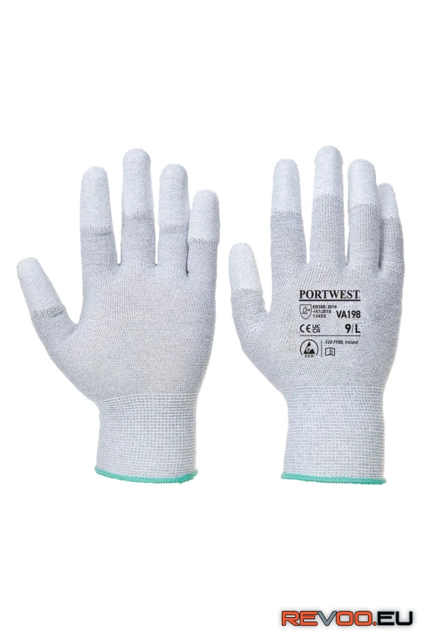 Vending ESD ujjvég bevont kesztyű automatába tehető   Portwest VA198 1.