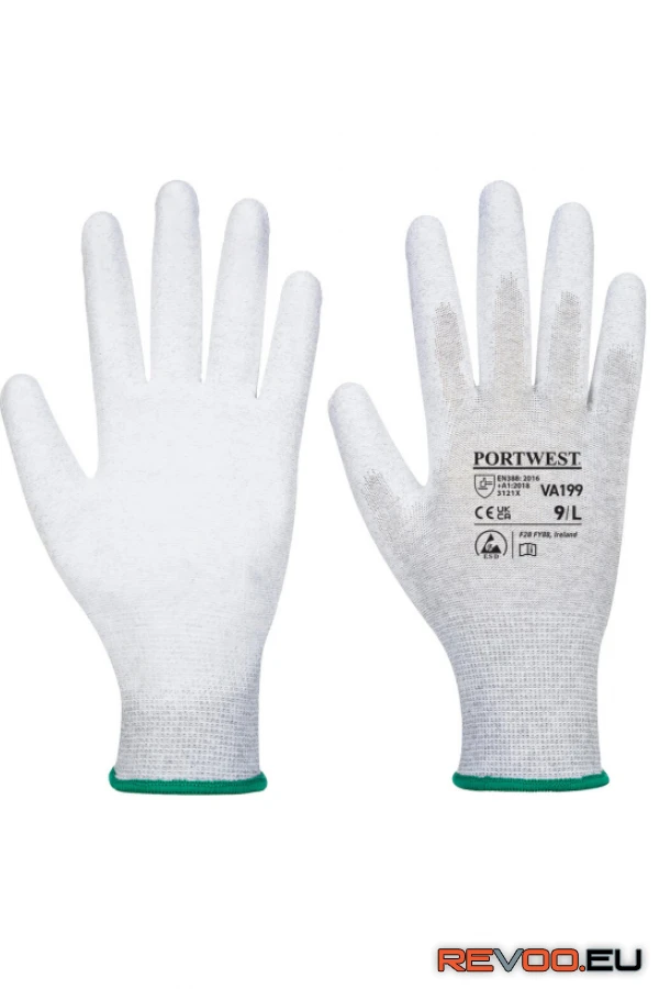 Vending ESD tenyér bevont kesztyű automatába tehető Portwest VA199 1.