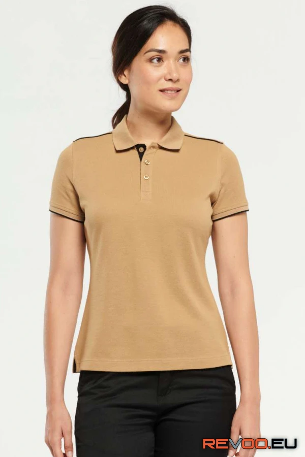 Női rövid ujjú Daytoday galléros póló Designed To Work WK271 1.