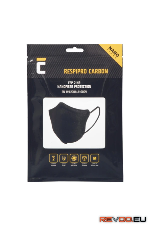 FFP2 félálarc RespiPro Carbon 25db   Cerva c07010234 2.