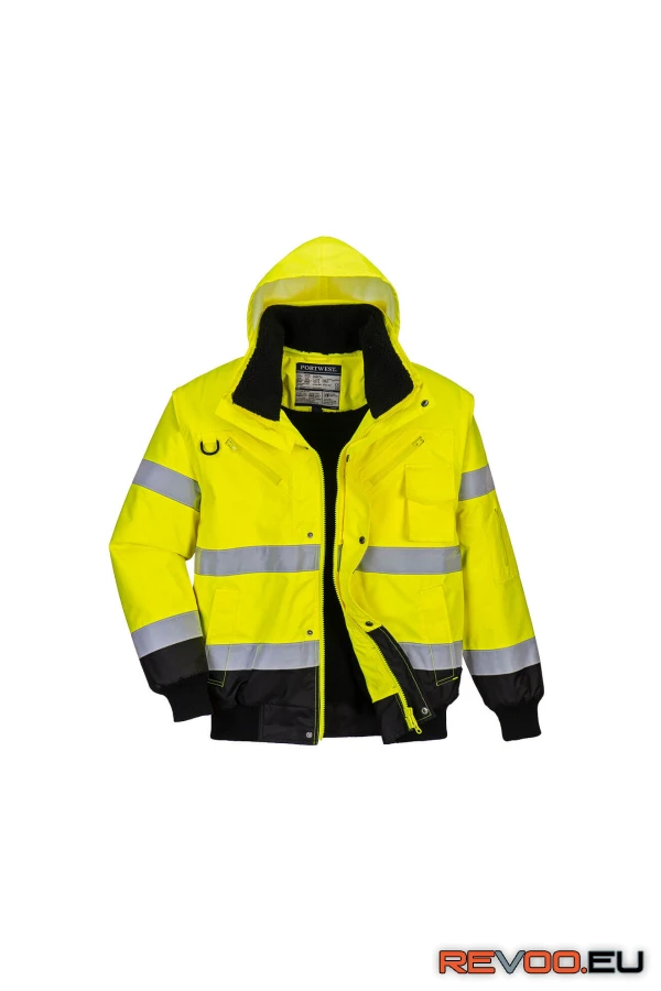 Hi-Vis kontraszt Bomber dzseki   Portwest C465 3.