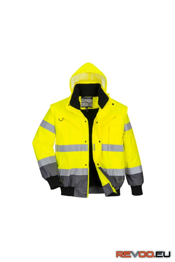 Hi-Vis kontraszt Bomber dzseki   Portwest C465 4.