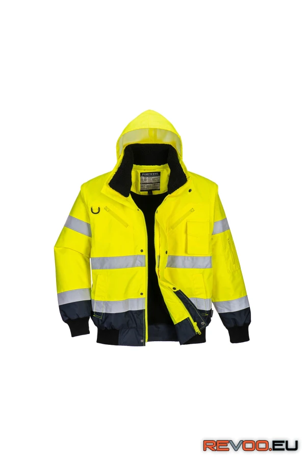 Hi-Vis kontraszt Bomber dzseki   Portwest C465 5.