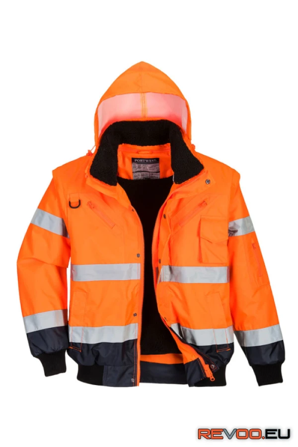 Hi-Vis kontraszt Bomber dzseki   Portwest C465