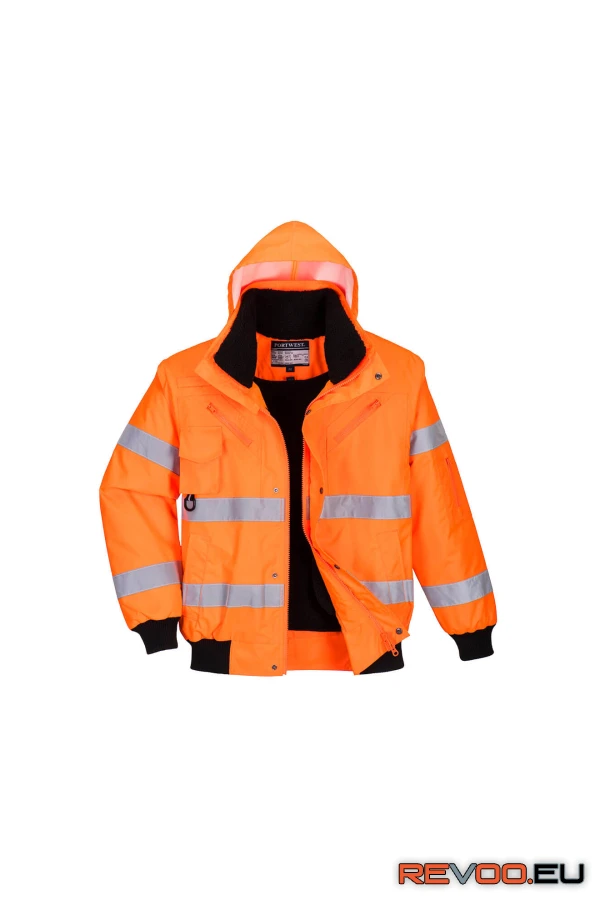 Hi-Vis 3 az 1-ben bomber dzseki   Portwest C467 1.