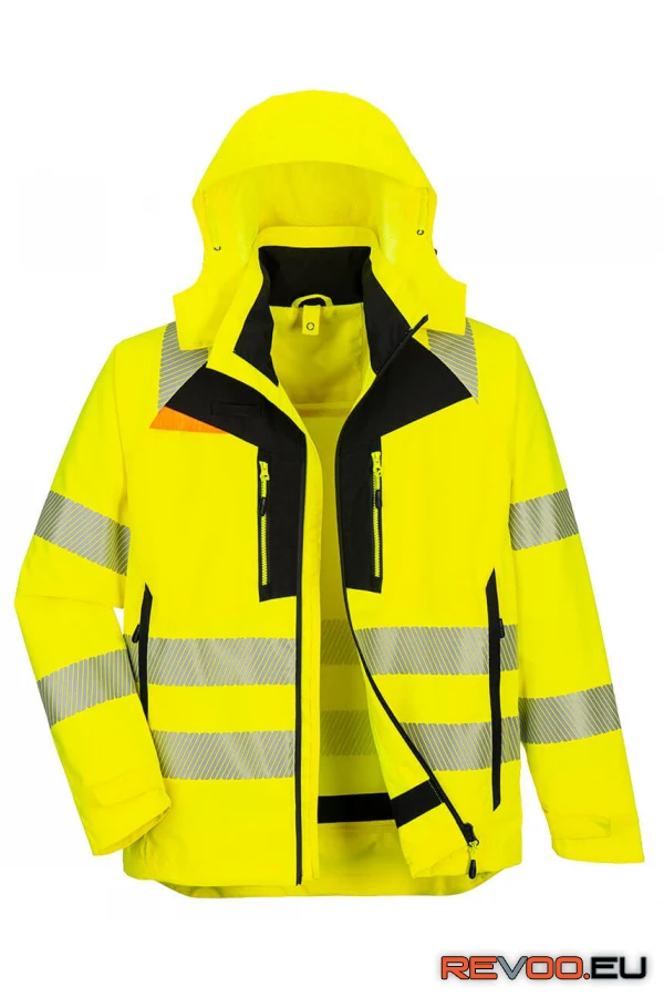 DX4 Hi-Vis 4 az 1-ben kabát   Portwest DX466 